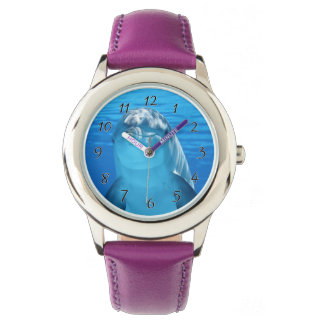 Montre Le dauphin de Bottlenose regarde la caméra sous l'