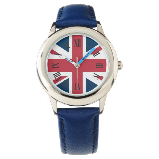 Montre Le drapeau britannique Union Jack (devant)