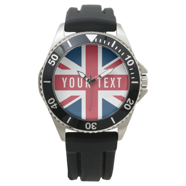 Montre Le drapeau britannique Union Jack (devant)