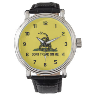 Montre Le drapeau de Gadsden ne marchent pas sur moi