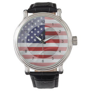Montre Le drapeau des États-Unis d'Amérique