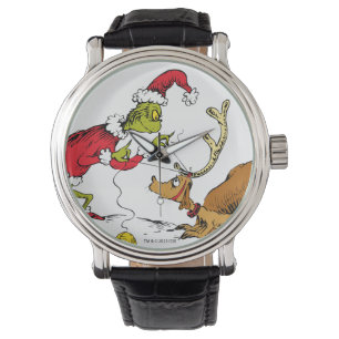 Montre Le Grinch prépare Max le renne