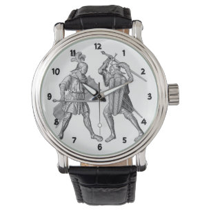 Montre Le guerrier de l'espadon de style européen