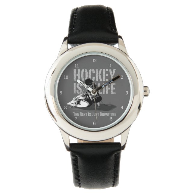 Montre Le hockey c'est la vie (devant)