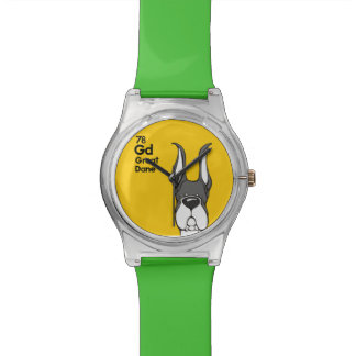 Montre Le manteau great dane a cultivé des oreilles - le