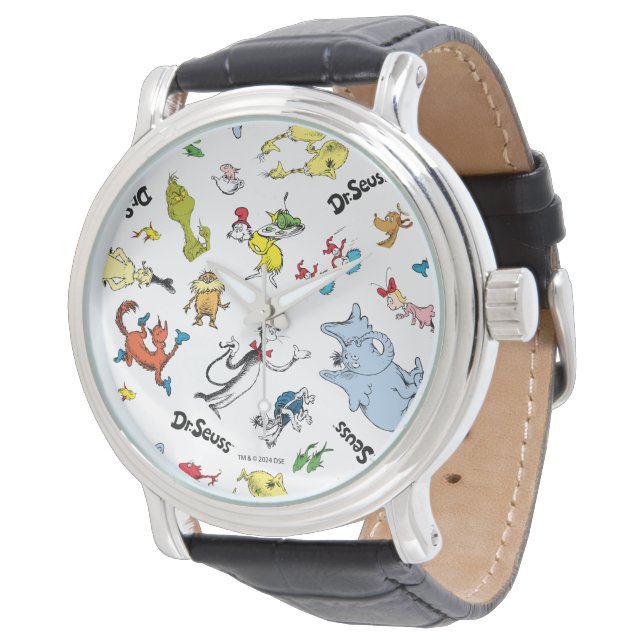 Montre Le monde du Dr Seuss Motif (Incliné)