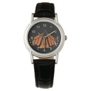 Montre Le papillon Monarque dans la clé d'Orange