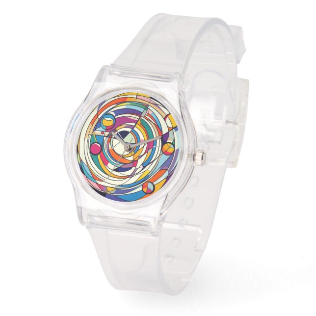 Montre Le Paris Fashion School Abstrait Deco Delight (Angle)