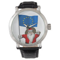 Le Père Noël Avec L'Entrée De L'Union Européenne