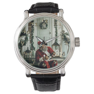 Montre Le Père Noël joue de la musique