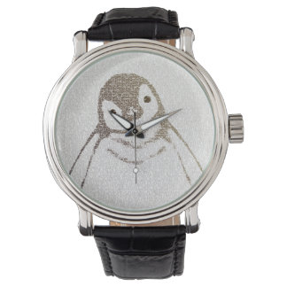 Montre Le pingouin intellectuel