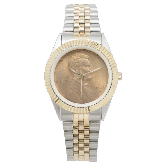 Montre Le président américain Abraham Lincoln Penny 1909 (devant)