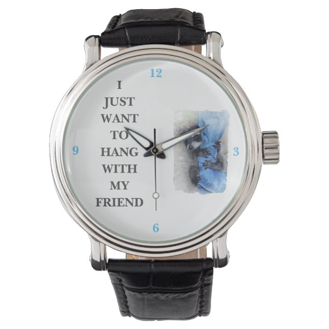 Montre Le raton laveur (devant)