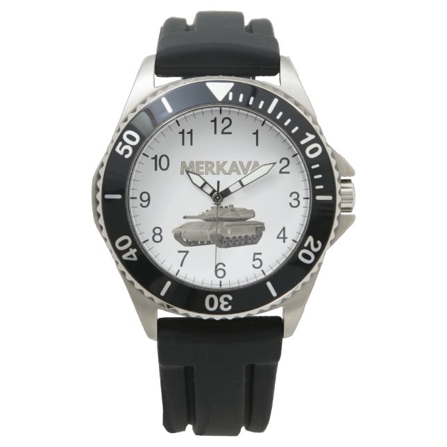 Montre Le réservoir israélien Merkava (devant)