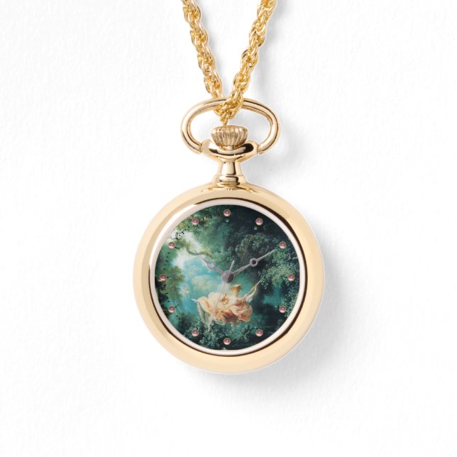 Montre LE rose vert SWING (Recto)