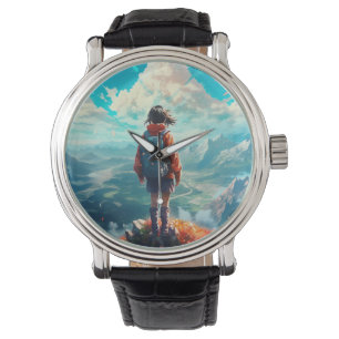 Montre Le sommet dans son âme Anime Hiker Girl