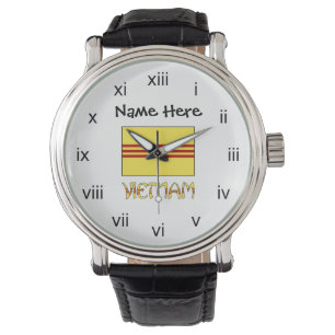 Montre Le Vietnam et le Vietnam du Sud avec votre nom