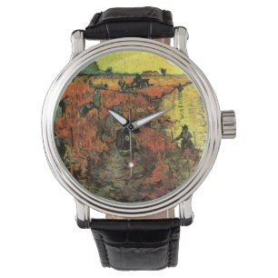 Montre Le vignoble rouge par Vincent van Gogh