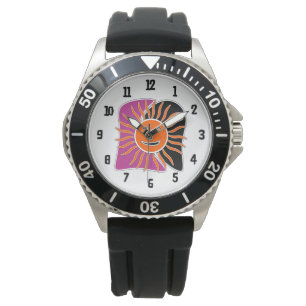 Montre Le visage souriant du soleil