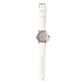 Montre Leaf de thé vert art IA (Sangle)