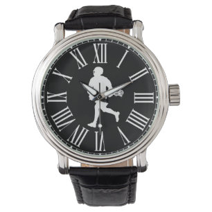 Montre Lecteur de crosse noir et blanc