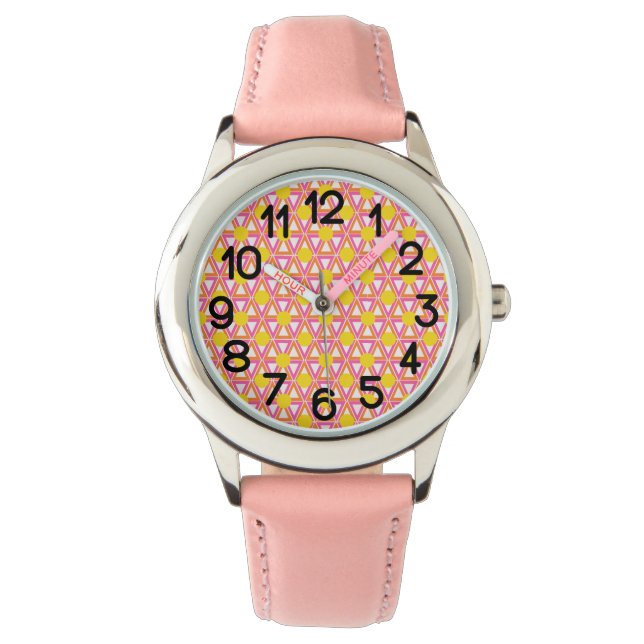 Montre Lémonade rose (devant)