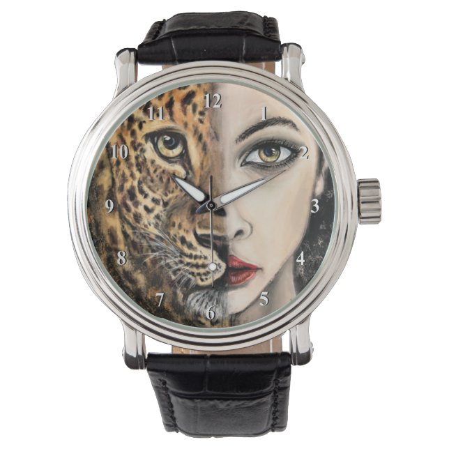 Montre Léopard Girl (devant)