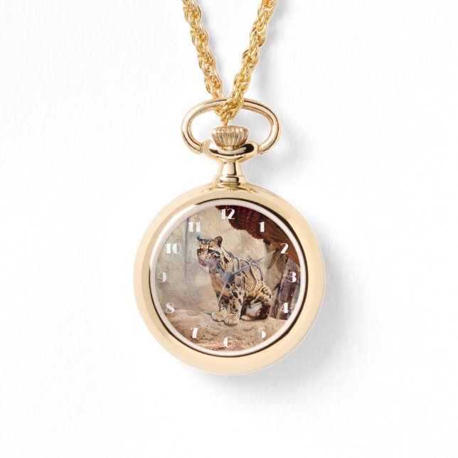 Montre léopard nébuleux image nature faune exotique (Recto)
