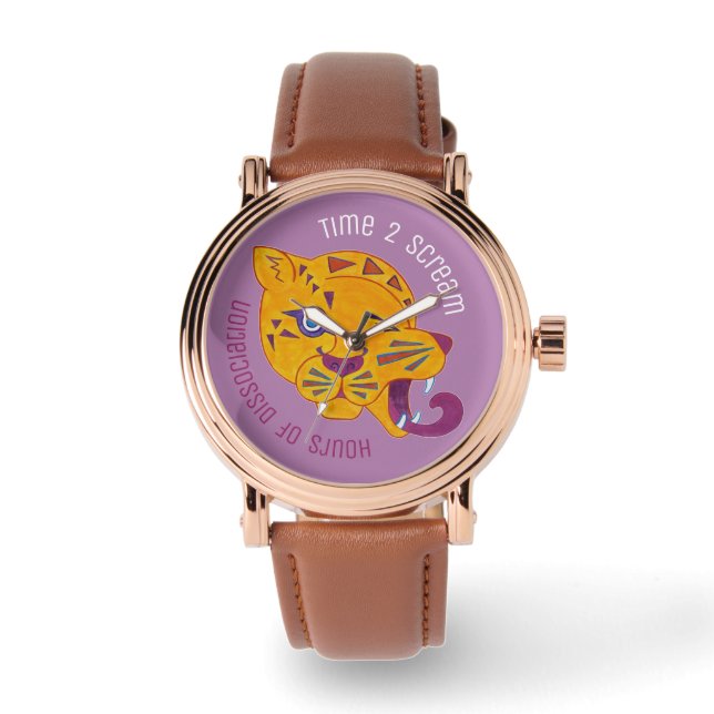 Montre Léopard venimeux anarchique (Recto)