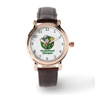 Montre L'ergothérapeute fleurit Wrist Watch