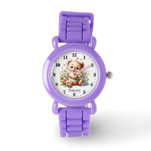 Montre Les amoureux de l'ours mignon filles ajouter un no