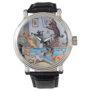 Montre Les chats créent le chaos - grand nettoyage par