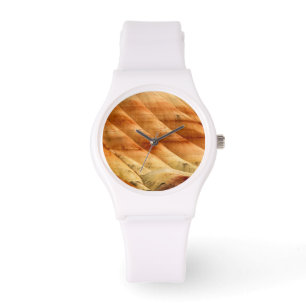 Montre Les collines peintes dans les lits de fossiles de