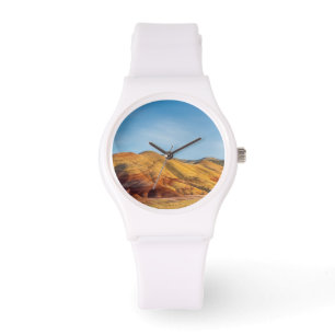 Montre Les collines peintes dans les lits de fossiles de