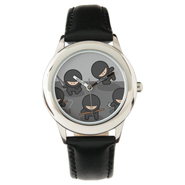 Montre Les enfants regardent les petits ninjas (devant)