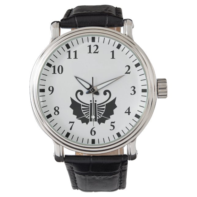 Montre Les éventails en forme de papillon (Ogi kocho) (devant)