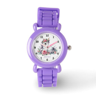 Montre Les filles mignonnes amoureux de licorne ajouter n