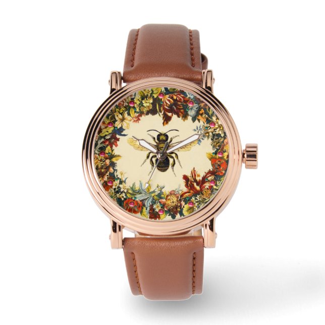 MONTRE LES FLEURS DU PRINTEMPS MIEL BEE / BEEKEEPER (Recto)
