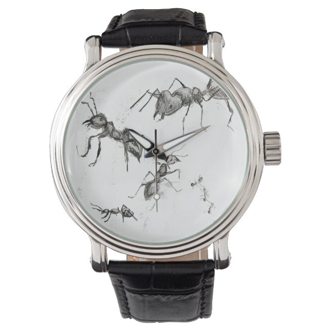 Montre Les fourmis vont Marching In Men's Watch avec un g (devant)