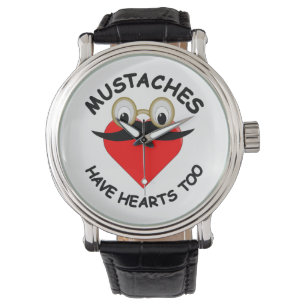 Montre Les moustaches ont aussi des coeurs