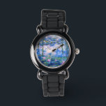 Montre Les nénuphars de Monet<br><div class="desc">L’Eau de Monet. S'il vous plaît visitez mon magasin pour un design plus intéressant et plus de choix de couleurs. => zazzle.com/iwheels*</div>