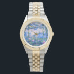 Montre Les nénuphars de Monet<br><div class="desc">L’Eau de Monet. S'il vous plaît visitez mon magasin pour un design plus intéressant et plus de choix de couleurs. => zazzle.com/iwheels*</div>