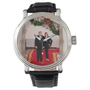 Montre Les pas de Noël Président Donald Trump & Melania