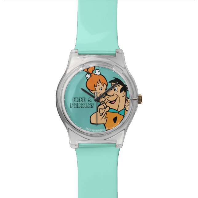 Montre Les Pierrafeu | Fred & Pebbles Flintstone (Fermer)