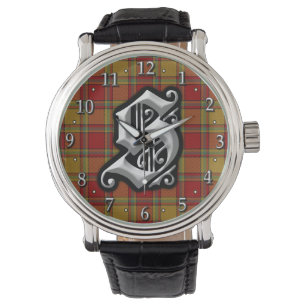 Montre Lettre Clan Scrymgeour S Monogramme Tartan