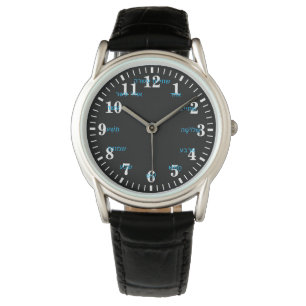 MONTRE LETTRE HÉBRAÏQUE CHAMP ARRÊTÉ