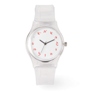 Montre Lettres de script hébreu