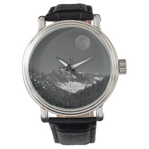 Montre Lever de lune, Sierra-Nevada, Glacier Point Vista