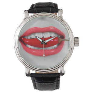 Montre Lèvres piment