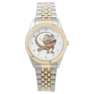 Montre lézard à col cassé